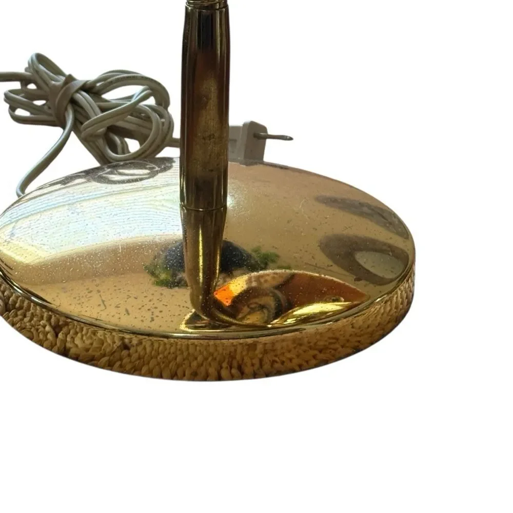 Vintage Jerdon Halo Light Plug In Vanity Mirror (Model J980G/117) Gold Tone